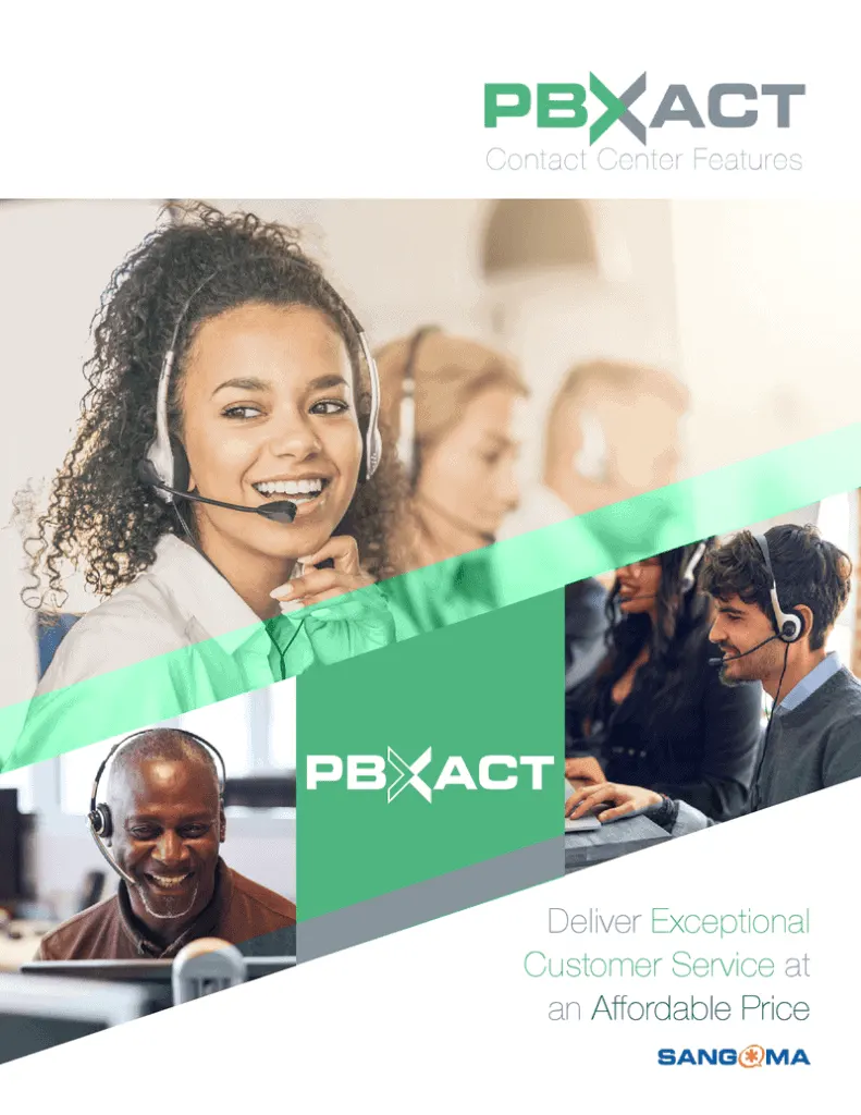 PBXact centre de contact avec des fonctionnalites puissantes